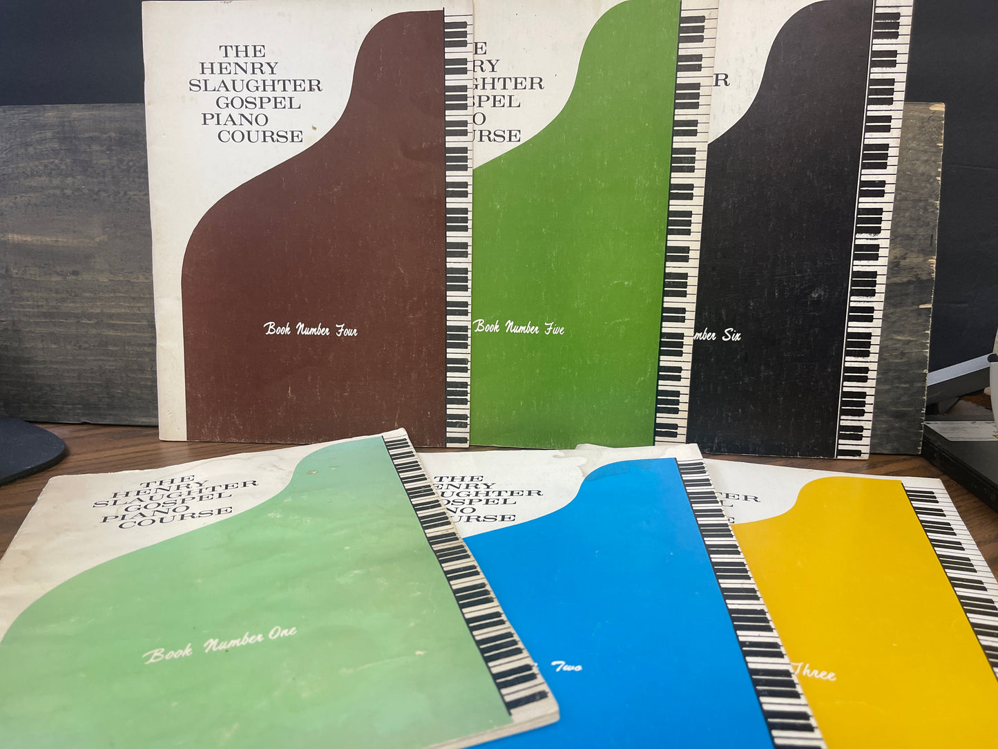 The Henry Slaughter Gospel Piano course Books 1-6