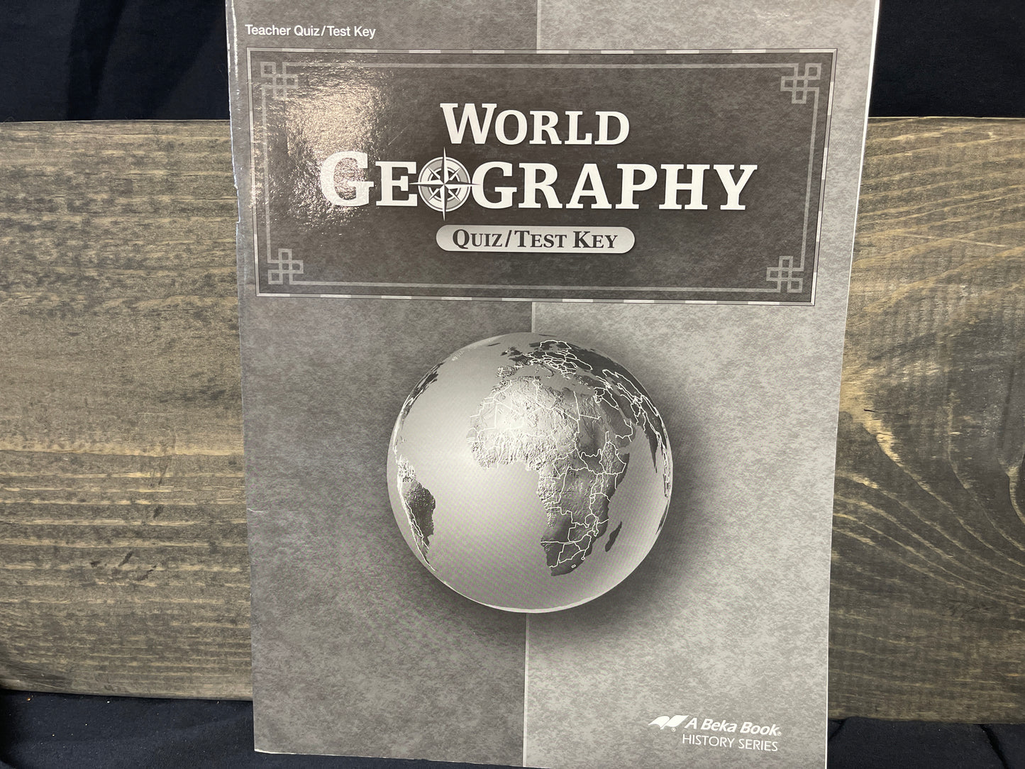World Geography quiz/test key second ed