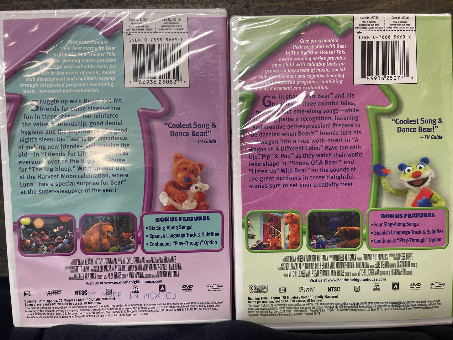 Bear in the Big Blue House DVD Lot