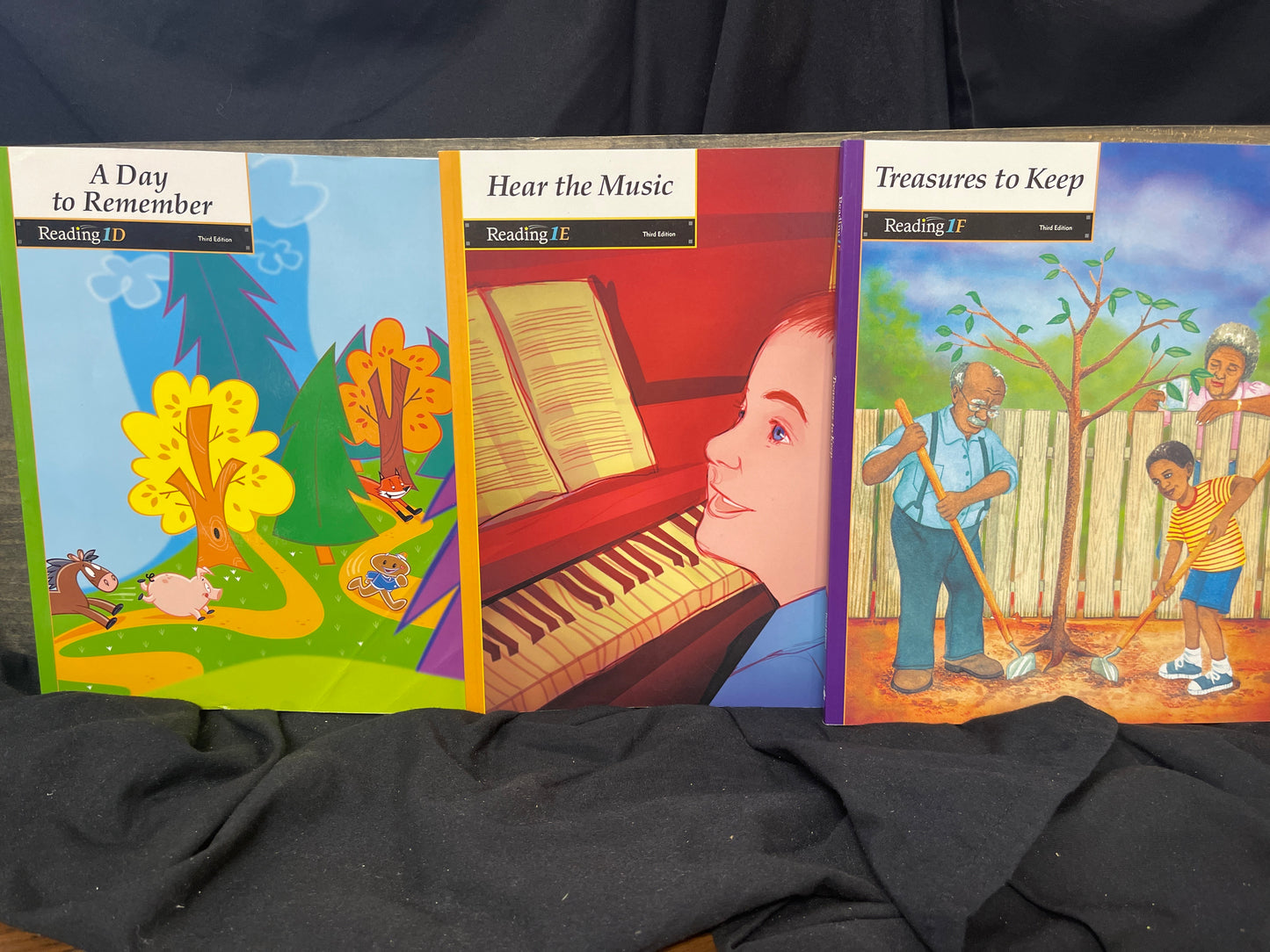 BJU Reading 1A-1F lot of 6 readers third ed