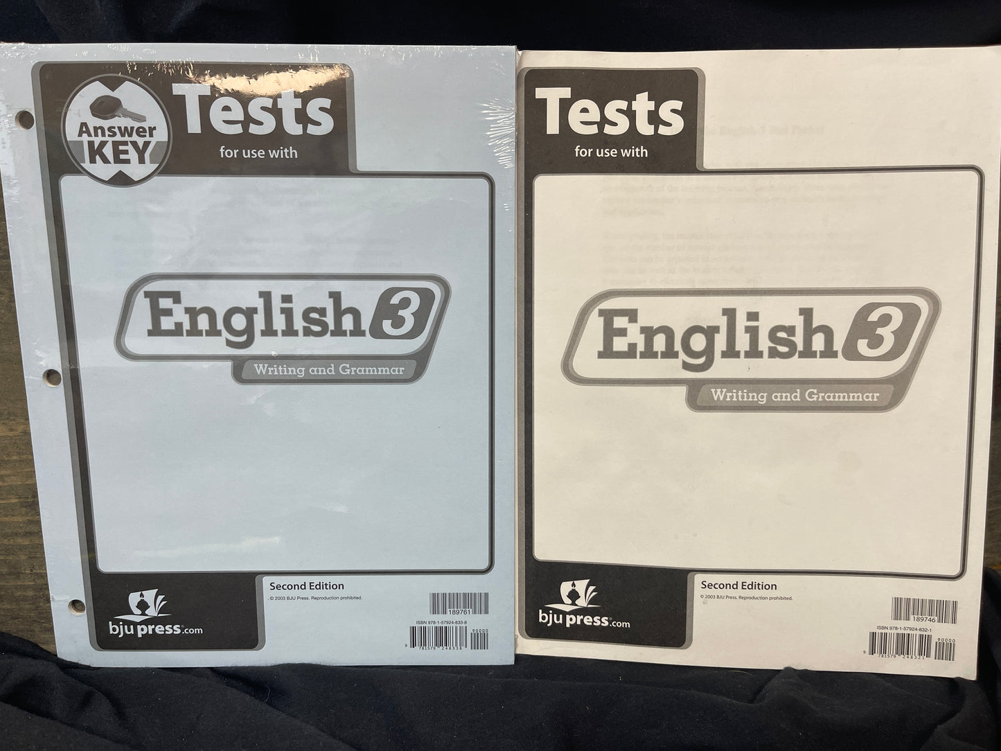 English 3 second ed tests and key