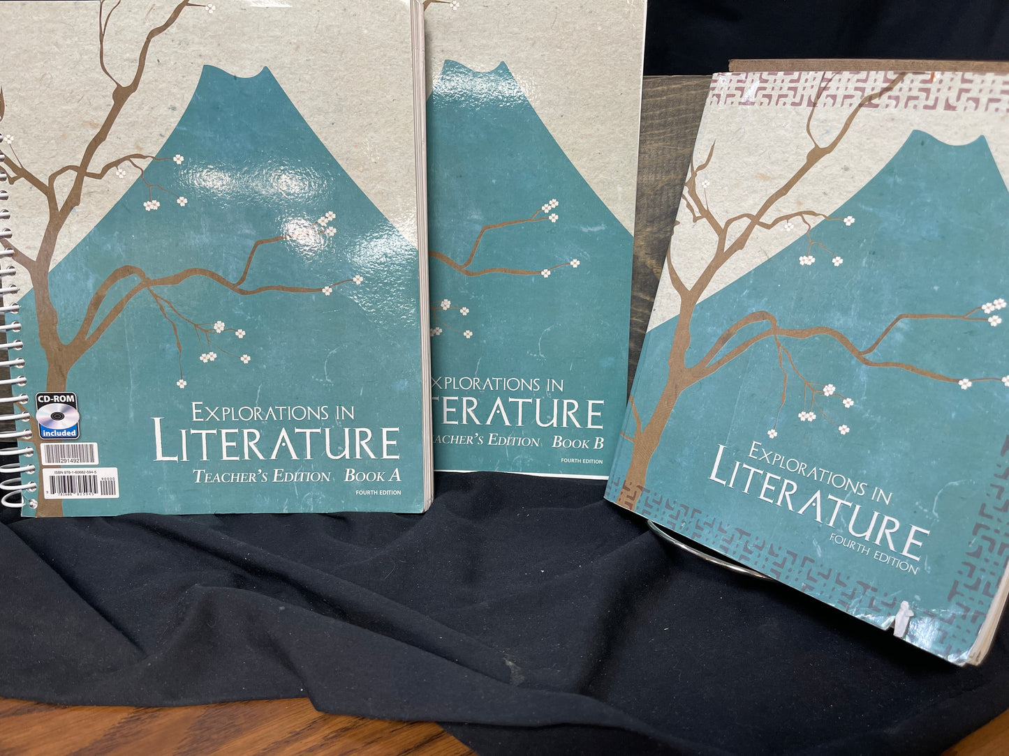 Explorations in Literature set, text, teacher's ed book A&B