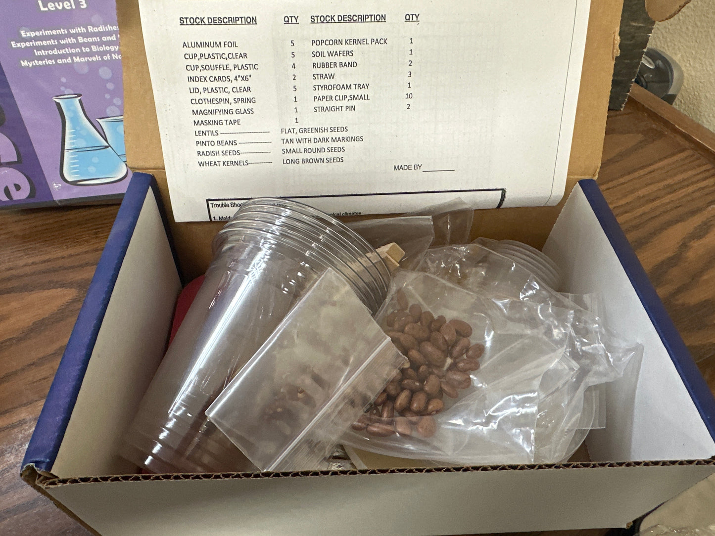 Science D complete set with student sheets and lab materials