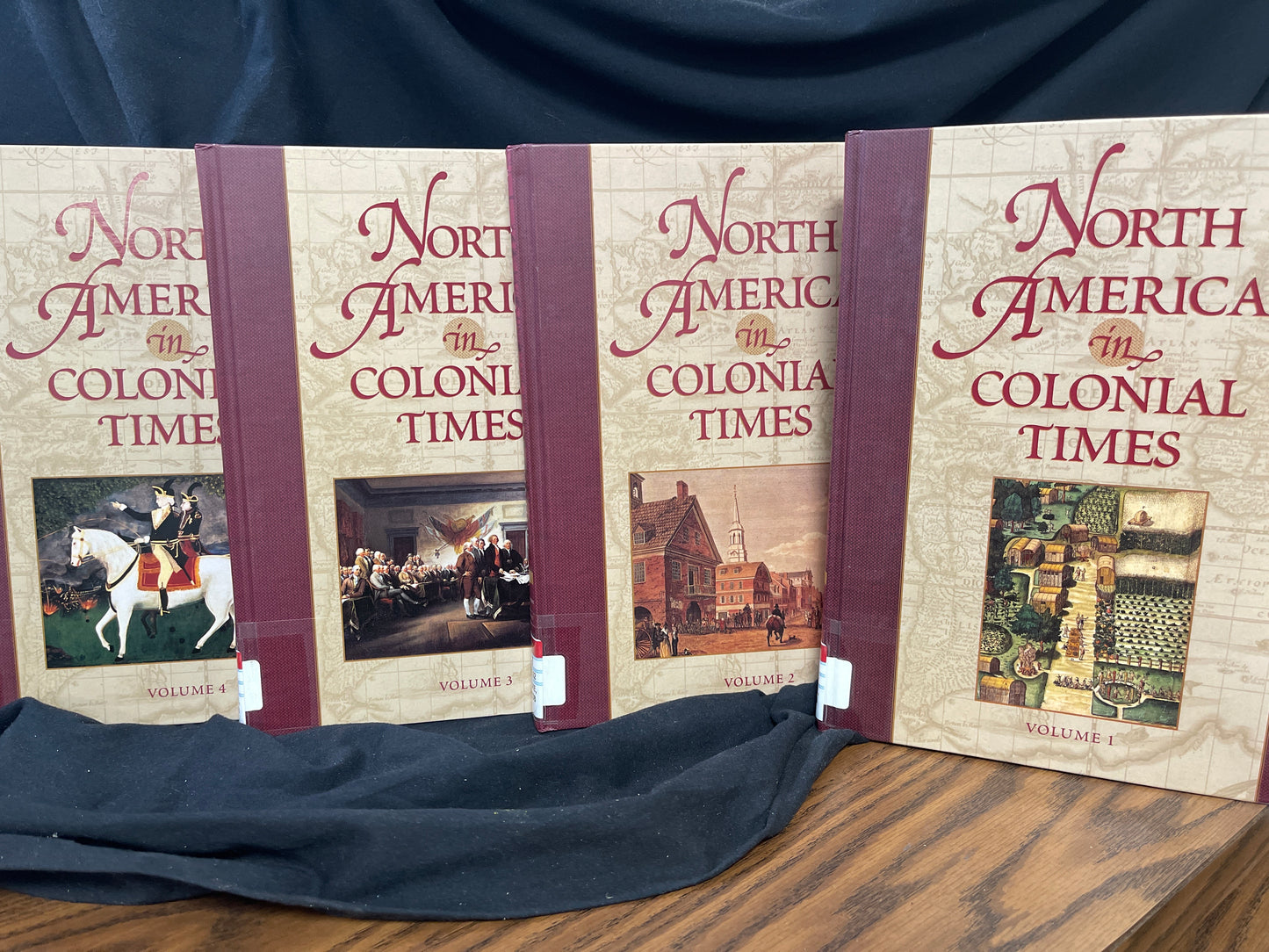 North America in Colonial Times Volumes 1-4