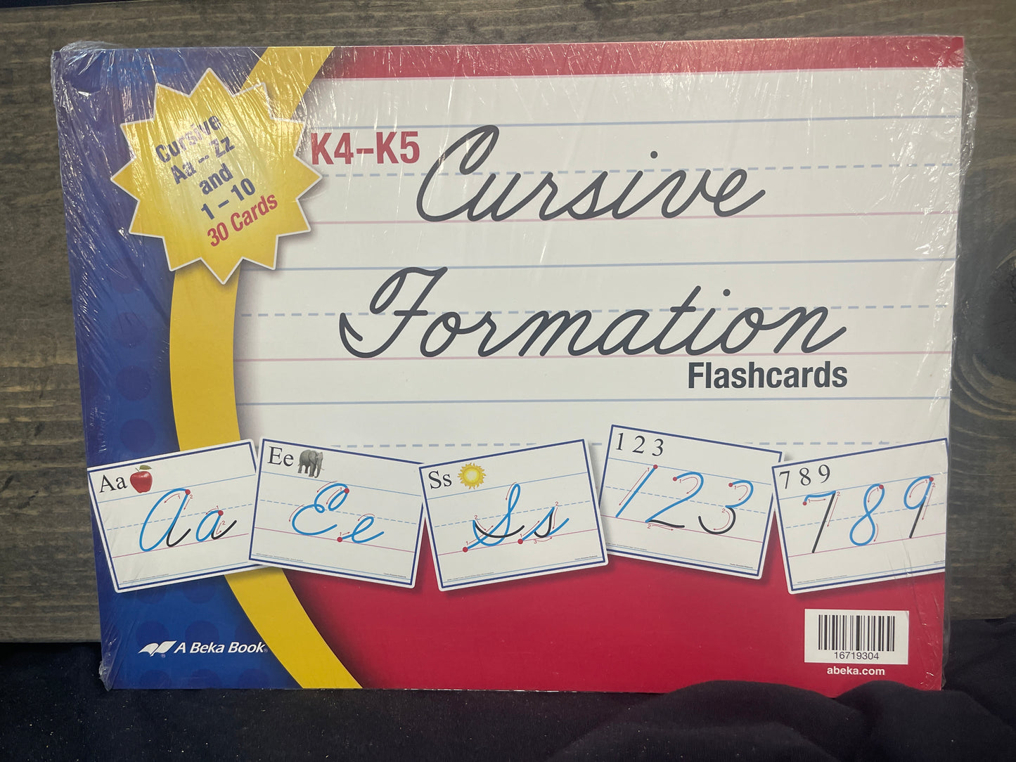 Cursive Formation Flashcards K4-K5