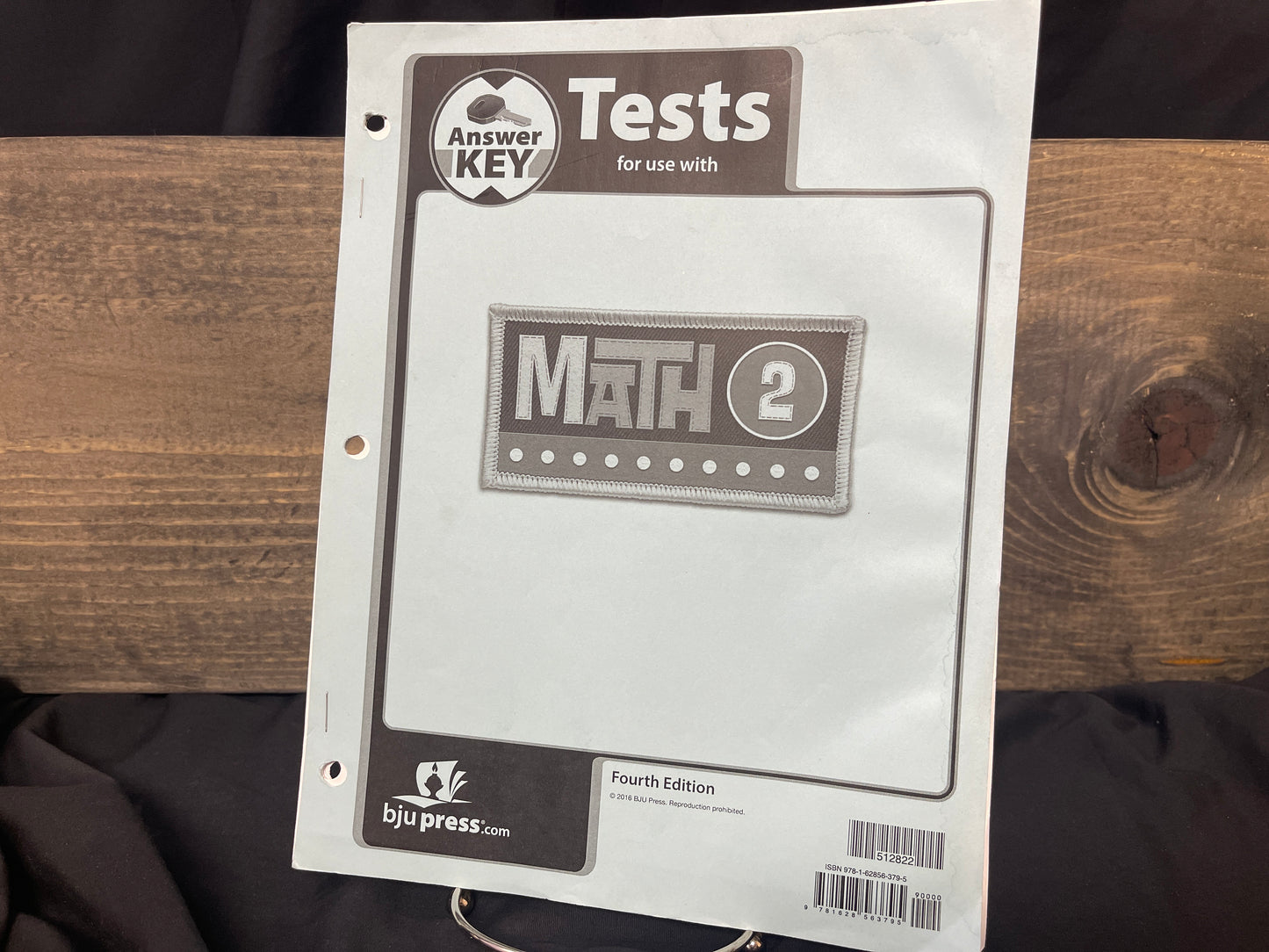 Math 2 fourth ed tests answer Key