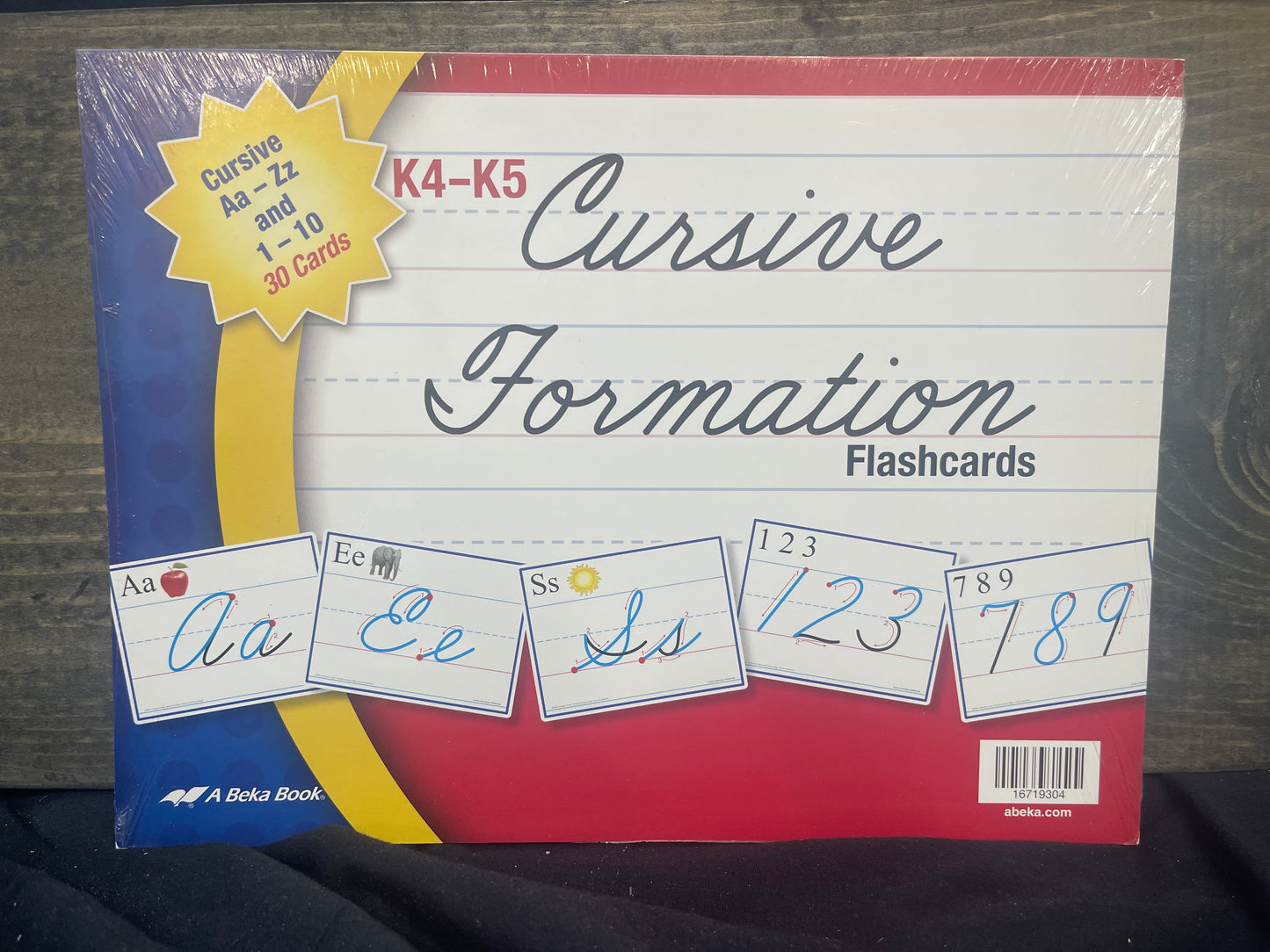 Cursive Formation Flashcards K4-K5
