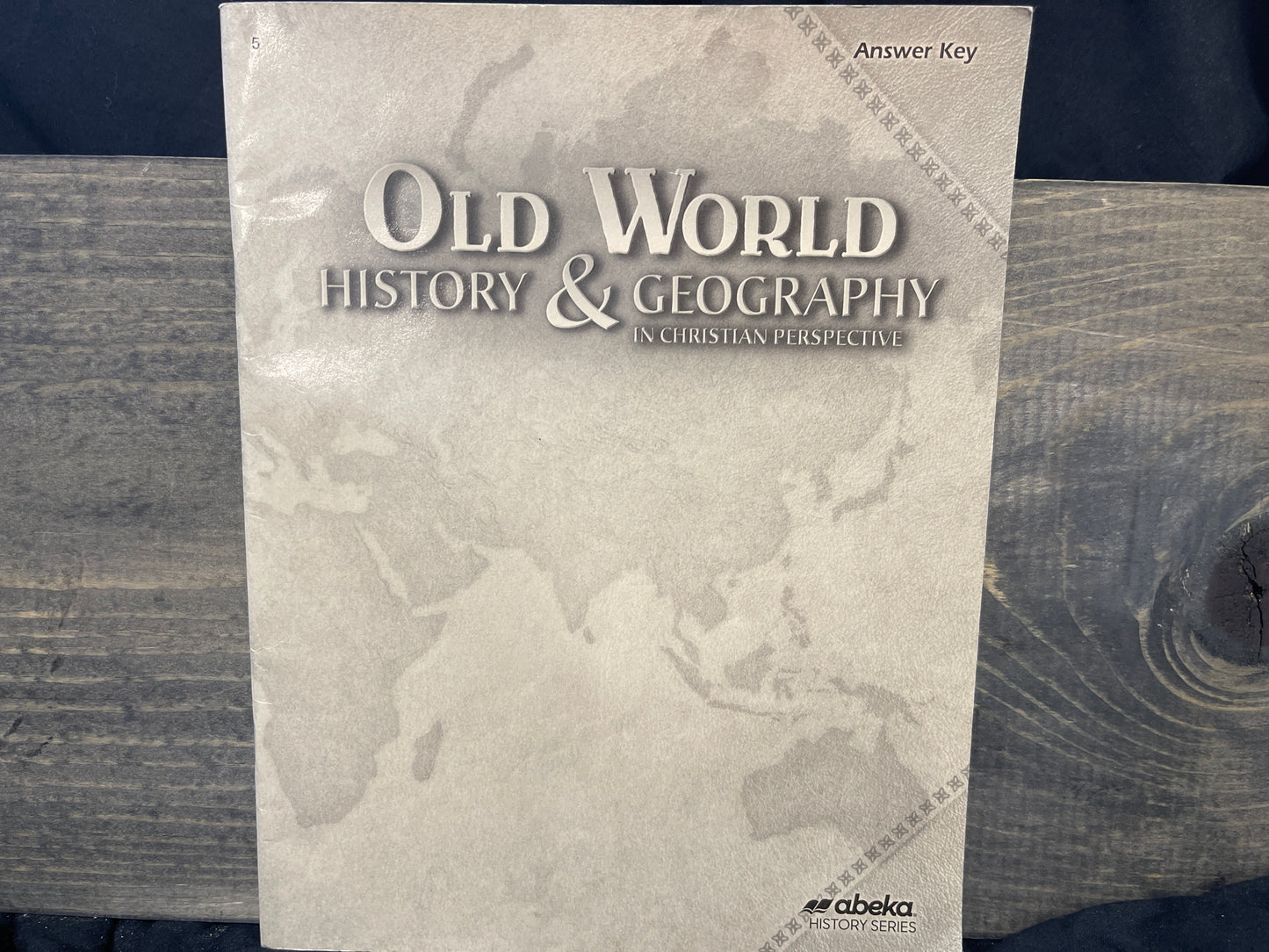 Old World History & Geography answer key fourth ed