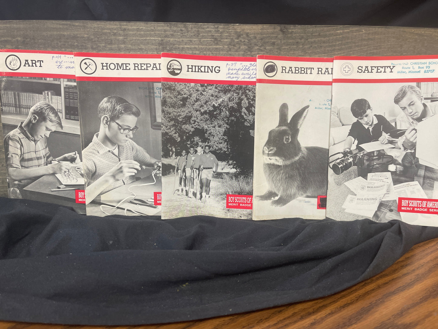 Vintage Boy Scouts of America Merit Badge Books