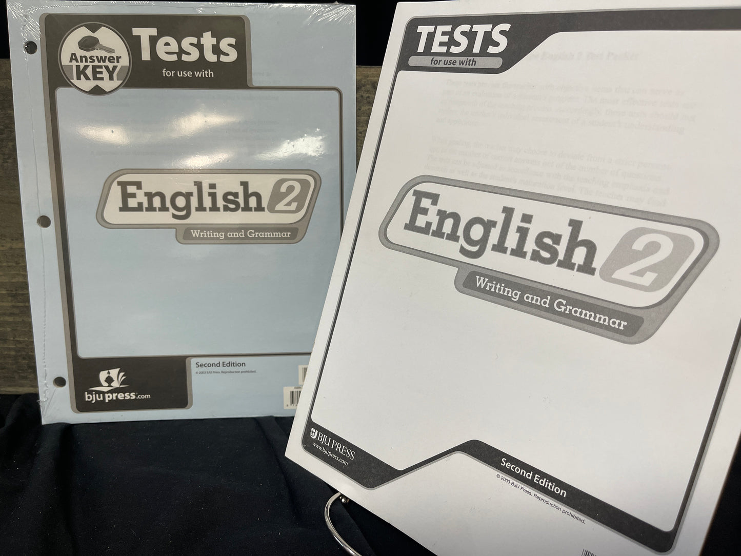 English 2 second ed tests/key set