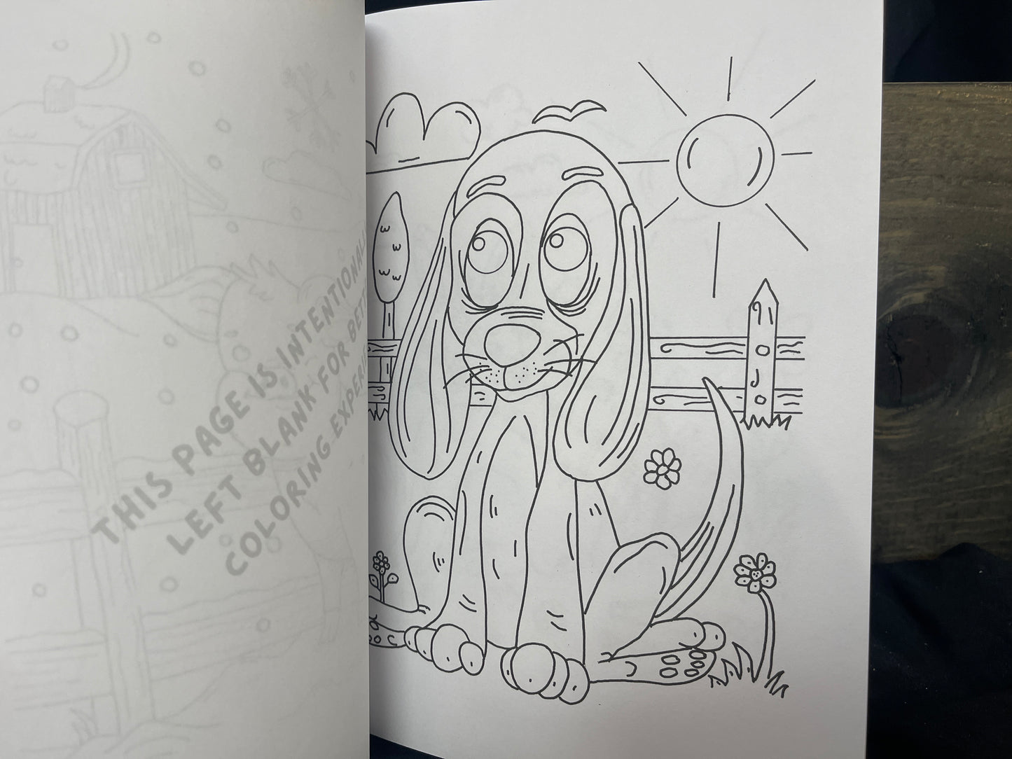 Critter Creations Volume One: Critters around a farm Hand-Drawn Coloring Book