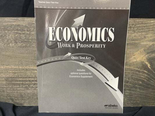 Economics third ed quiz/test key