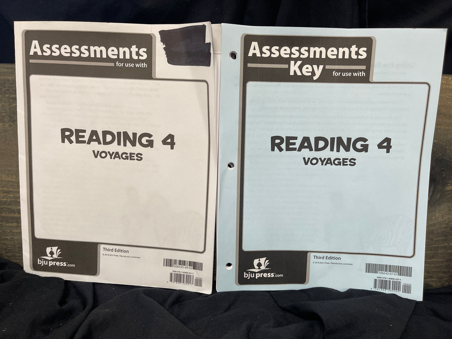 Reading 4 Voyages assessments with key