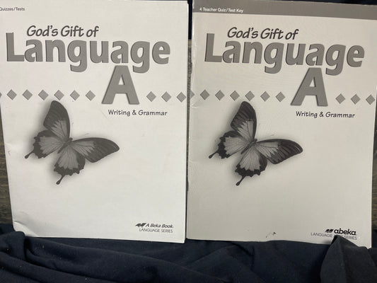 God's Gift of Language 4 Quizzes and tests and key third ed