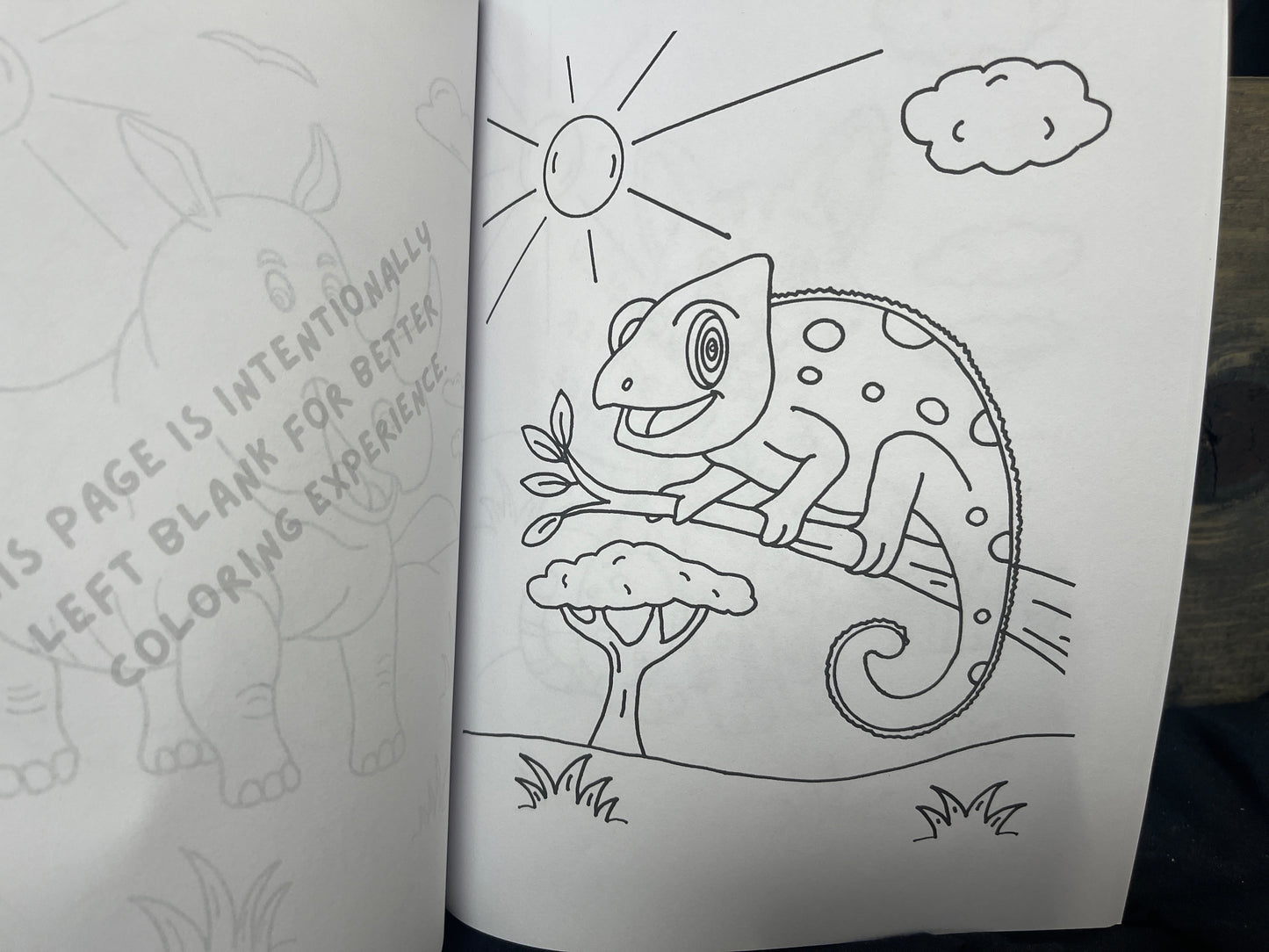 Critter Creations Volume Three: African Critters Hand-Drawn Coloring Book