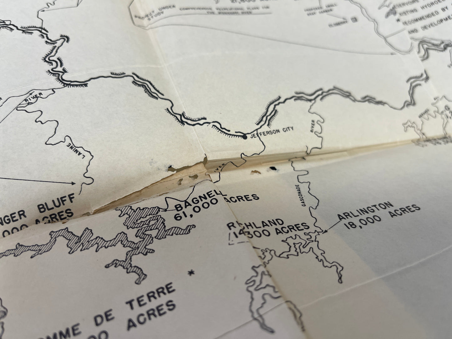 The Rivers of Missouri with river map