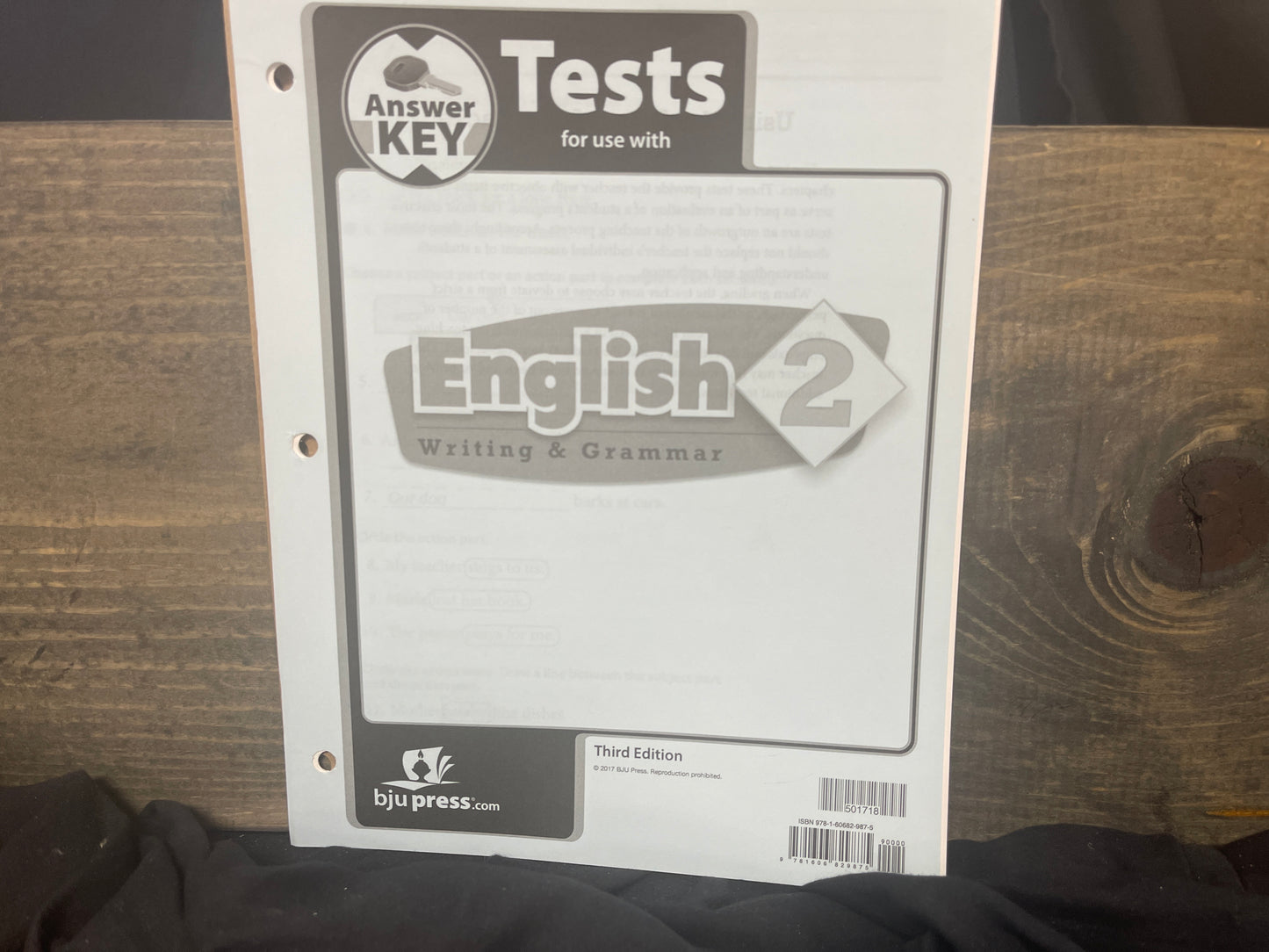 English 2 Tests Answer Key third ed
