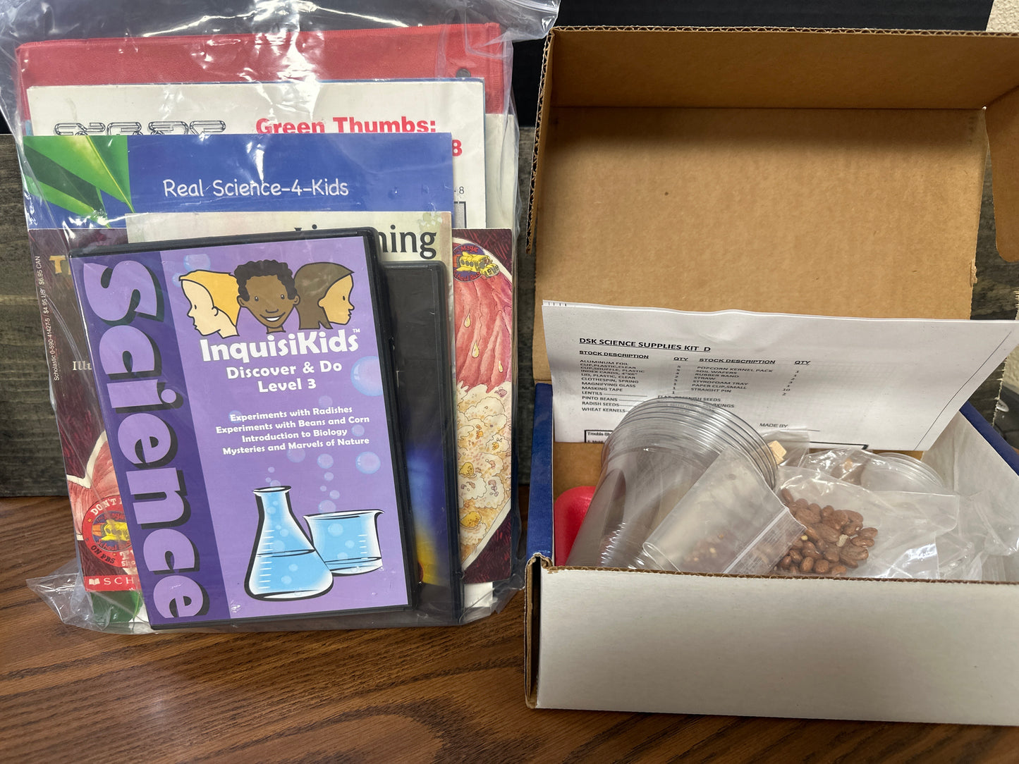 Science D complete set with student sheets and lab materials