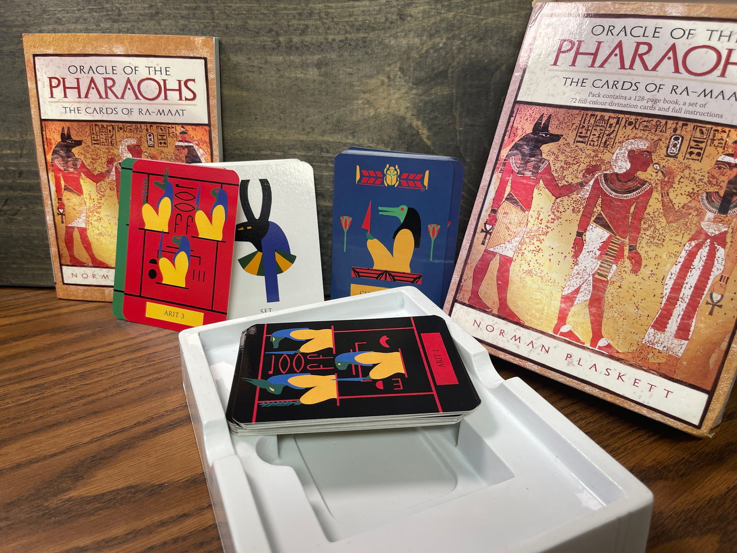 Oracle of the Pharaohs The Cards of Ra-Maat Norman Plaskett COMPLETE 72-Card Set