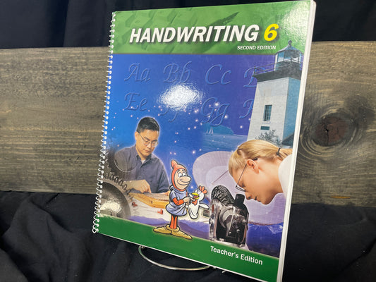 Handwriting 6 second ed teacher's ed