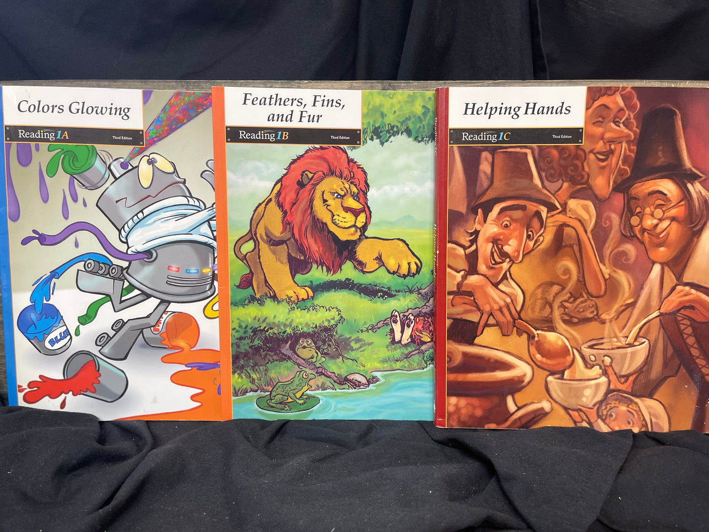 BJU Reading 1A-1F lot of 6 readers third ed