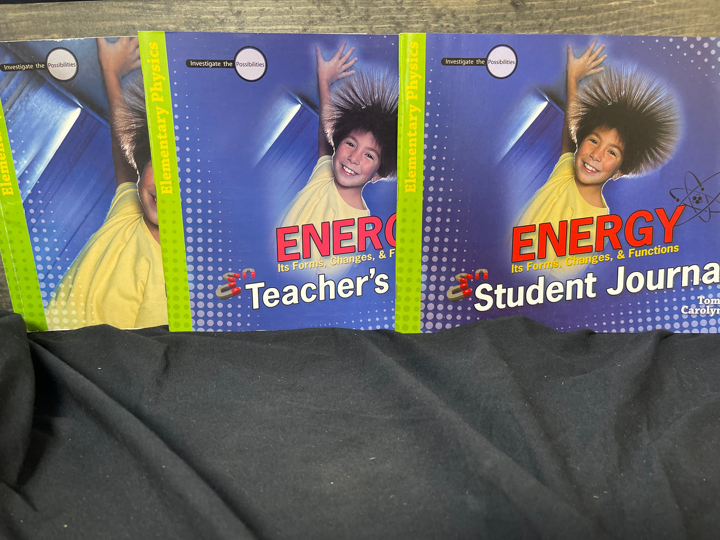 Energy text, teacher guide, student journal