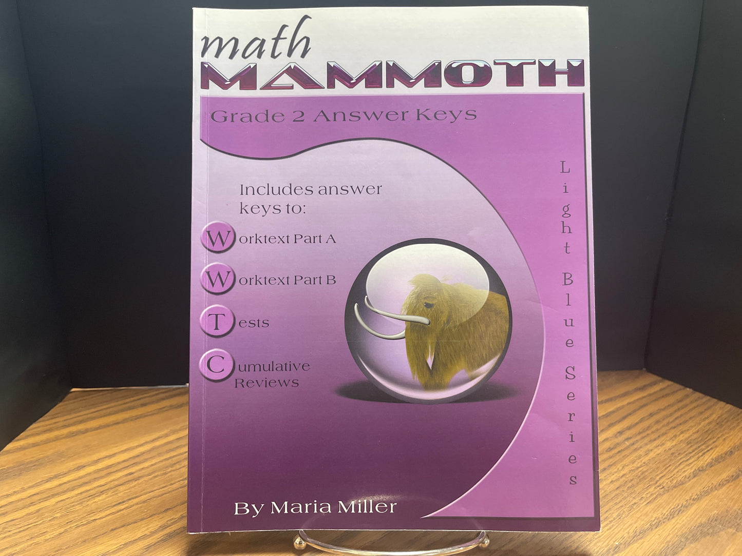 Math Mammoth Grade 2 Answer Keys, with color