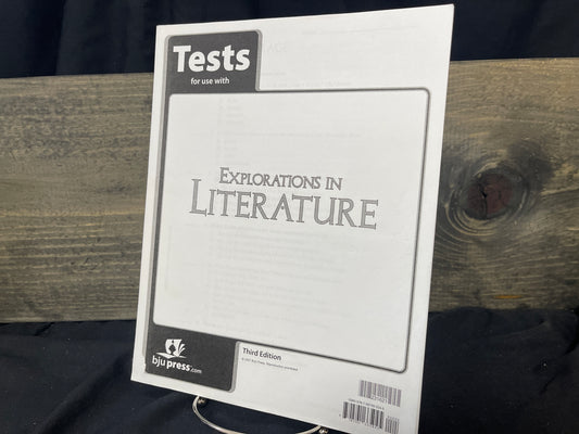 Explorations in Literature third ed tests