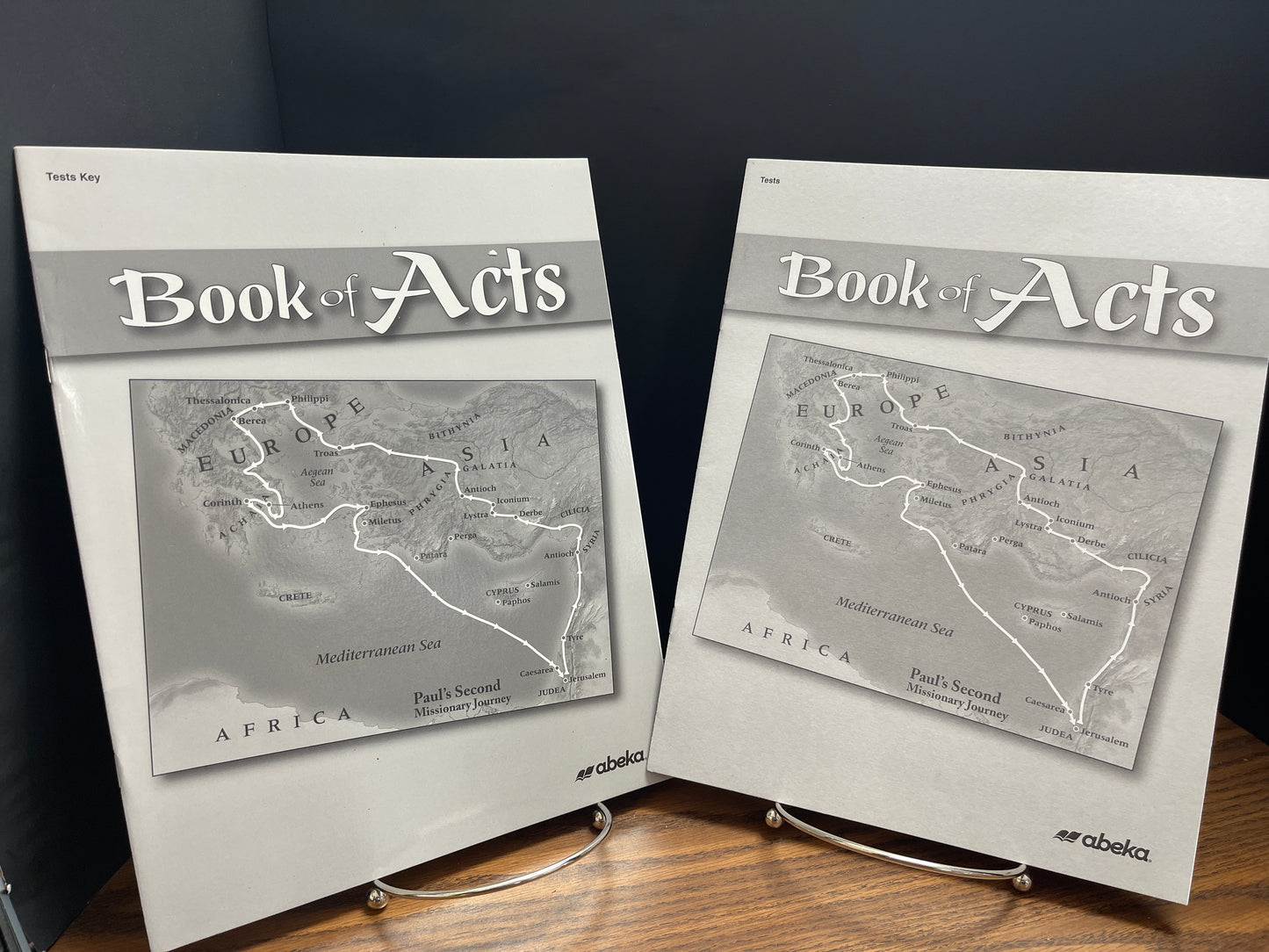 Book of Acts tests key/tests