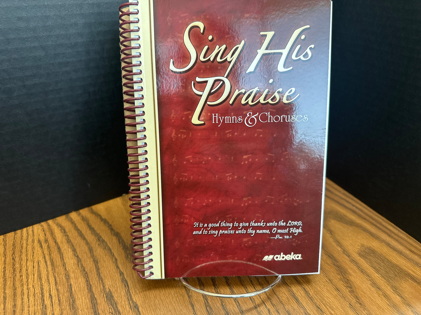 Sing His Praise Hymnal first ed
