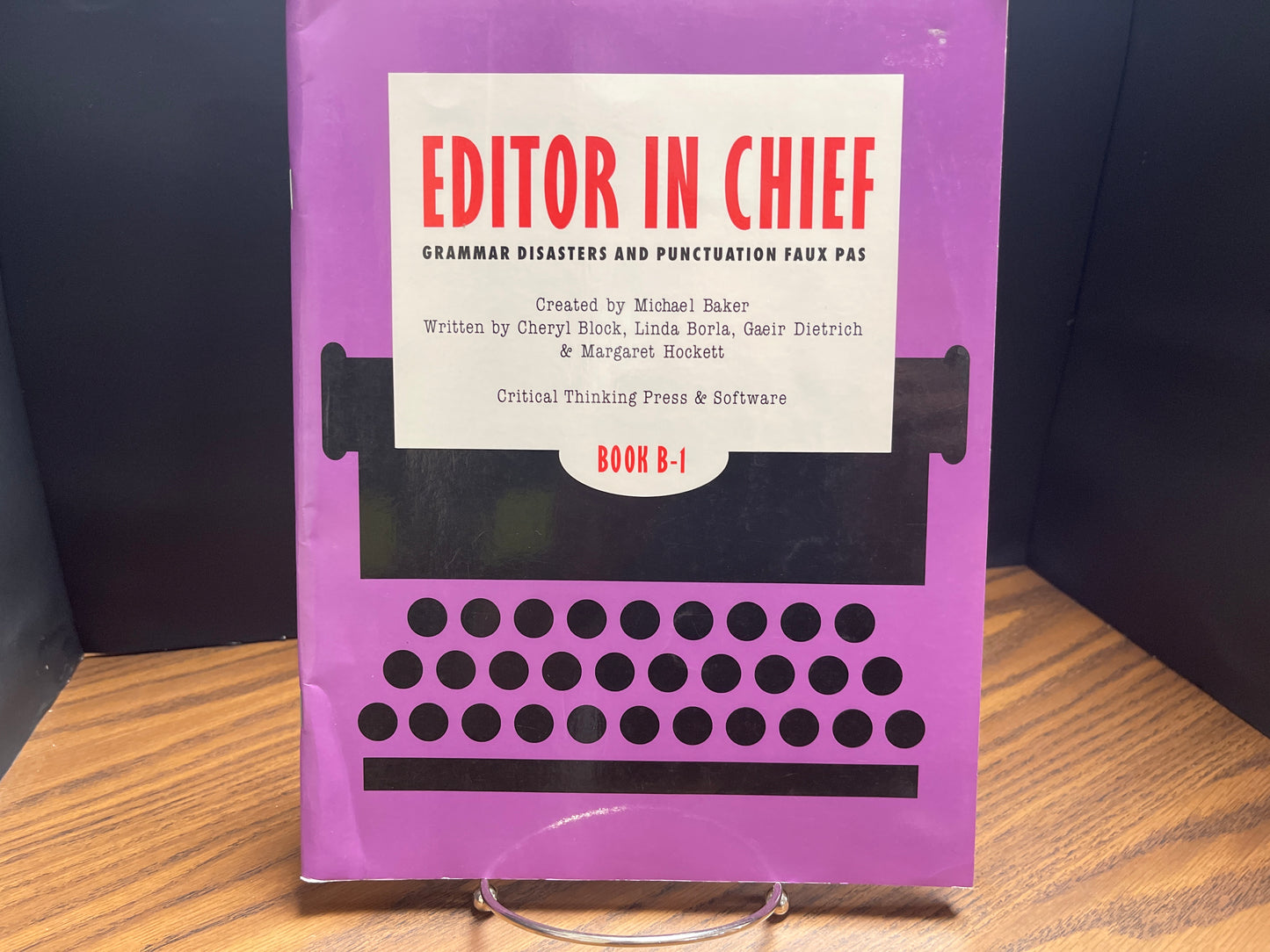 Editor in Chief book B-1