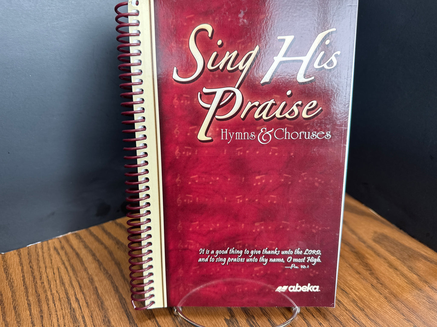 Sing His Praise Hymnal first ed