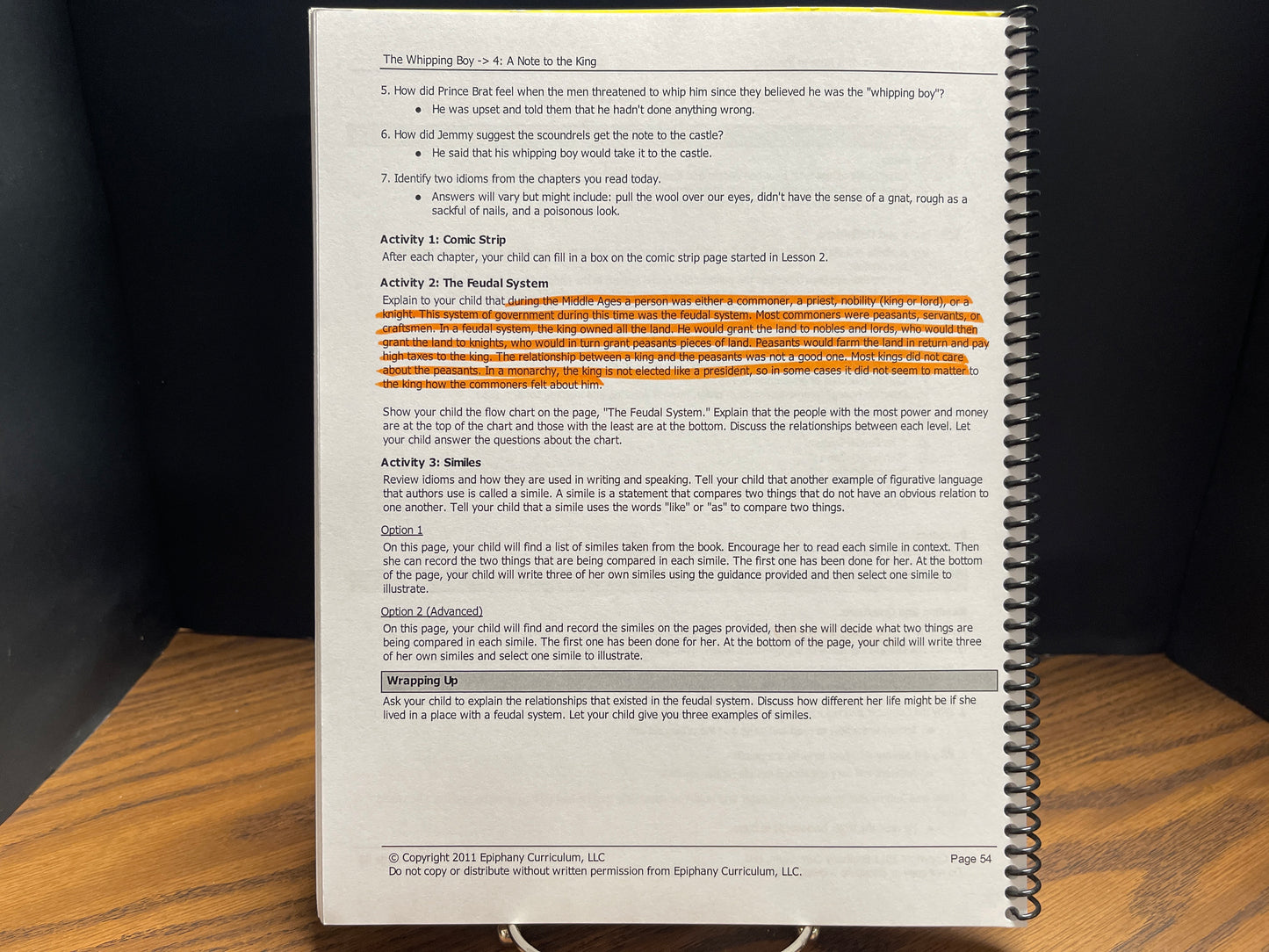 Moving Beyond the Page - The Whipping Boy