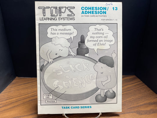 Cohesion/Adhesion 13 Task Card Series For Grades 7-12