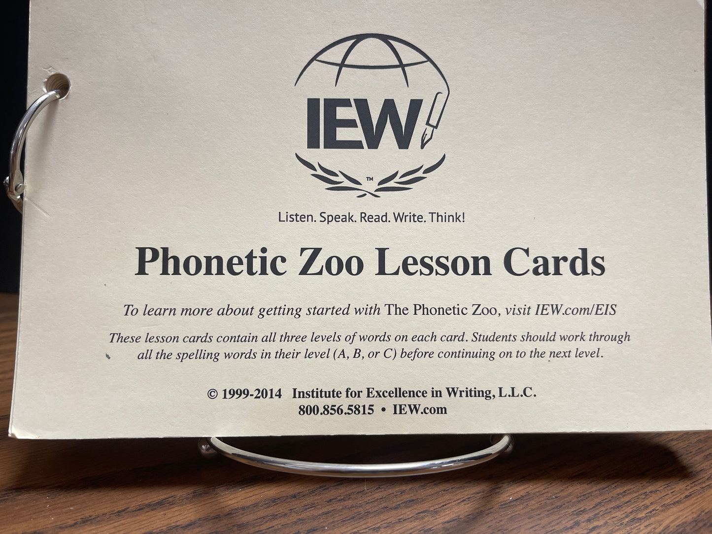 Phonetic Zoo Lesson Cards