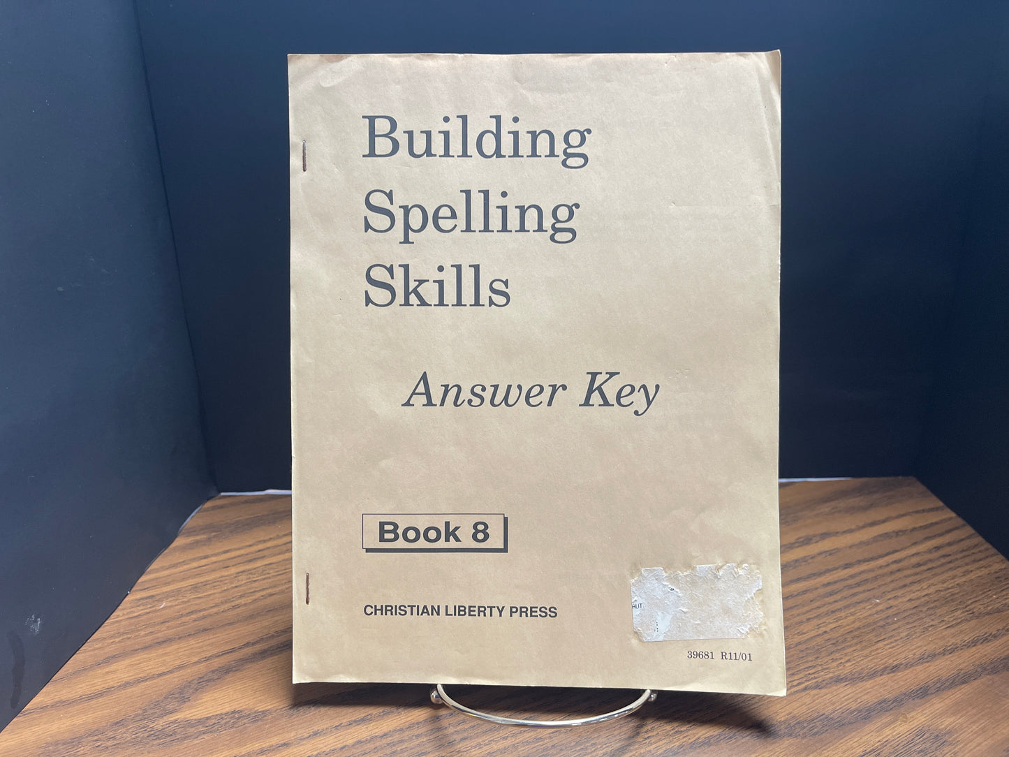 Building Spelling Skills answer key book 8