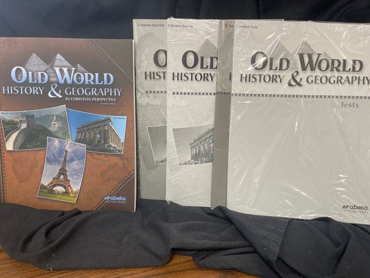 Old World History & Geography fourth ed set
