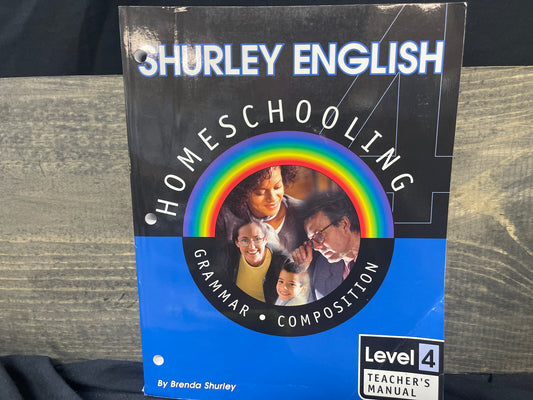 Shurley English level 4 teacher's manual with cd