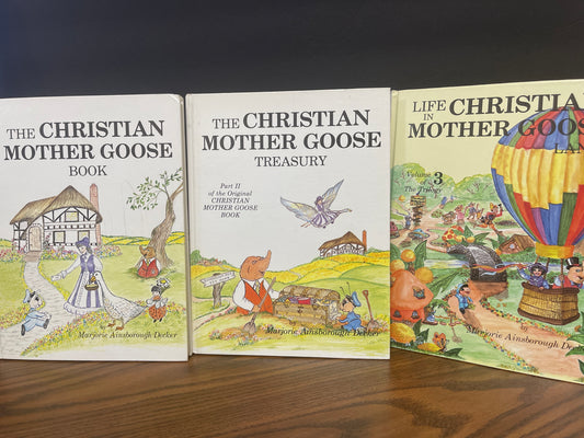 Christian Mother Goose Trilogy Book set Vol 1-3