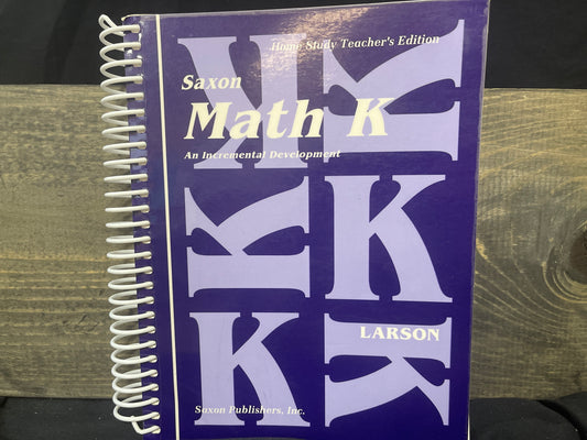 Saxon K teacher