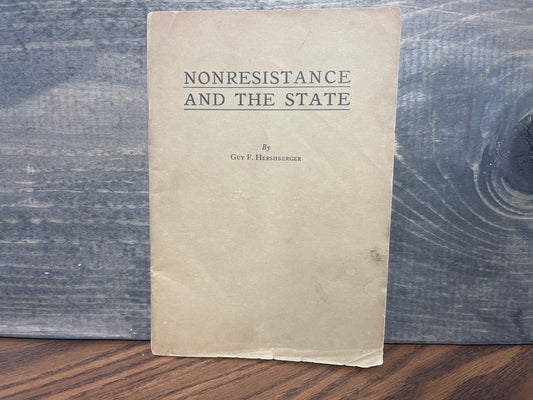 Nonresistance and the State