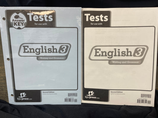 English 3 second ed tests and key