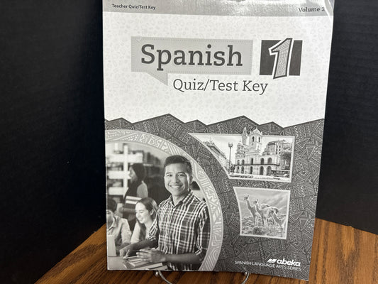 Spanish 1 quiz,test key volume 2