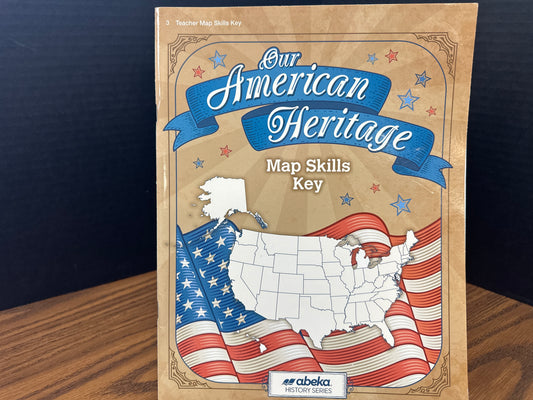 Our American Heritage map skills key fifth ed