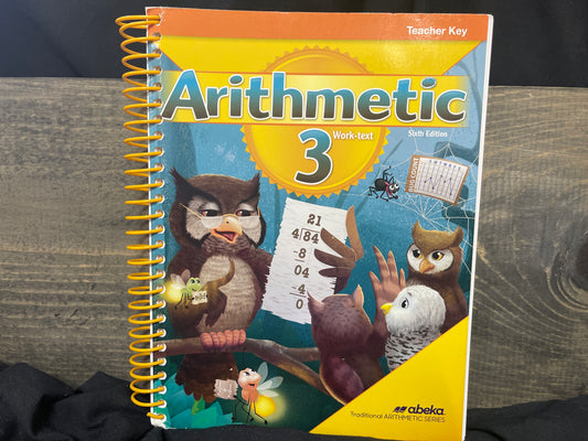 Arithmetic 3 Teacher Key
