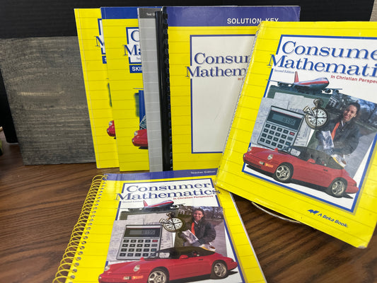 Consumer Mathematics second ed set of 6
