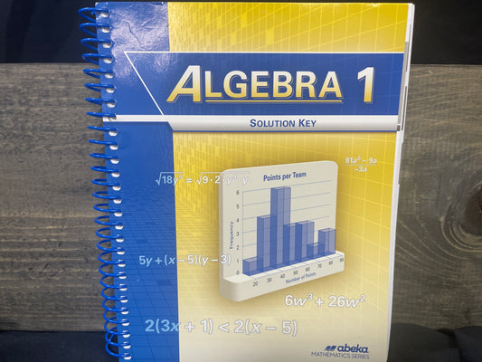 Algebra 1 solutions first ed