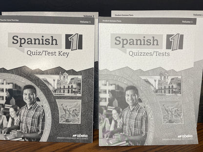 Spanish 1 Quiz and Test and Key volume 1 and volume 2