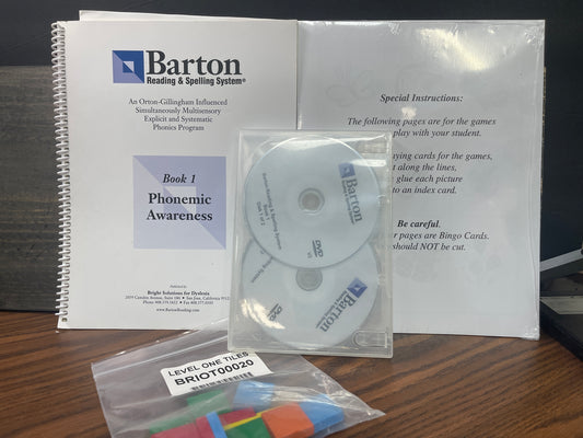Barton Reading & Spelling System Phonemic Awareness Level 1