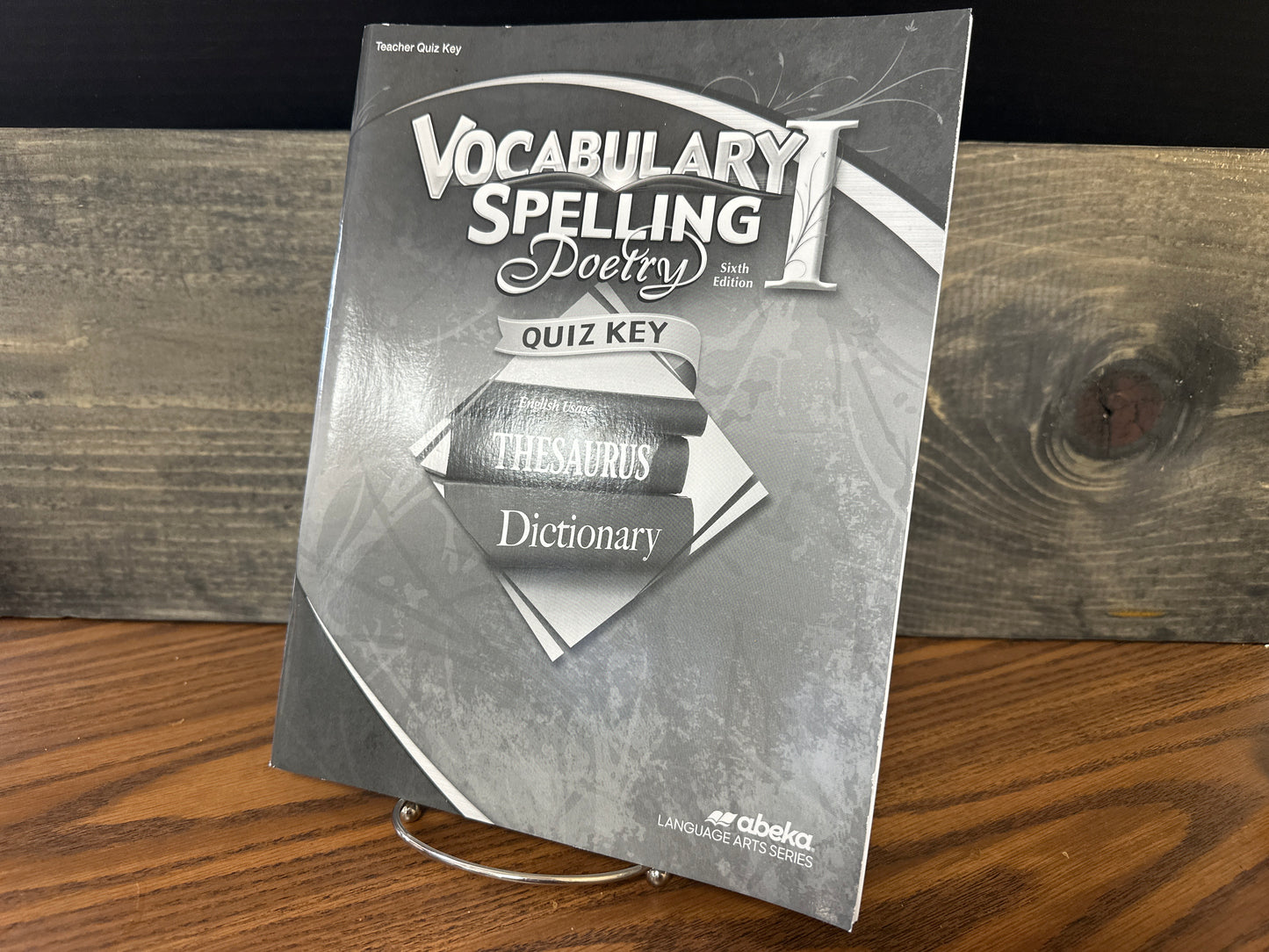 Vocabulary Spelling Poetry I sixth ed quiz key